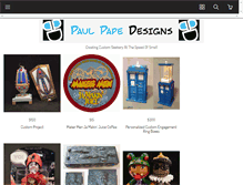 Tablet Screenshot of paulpapedesigns.com